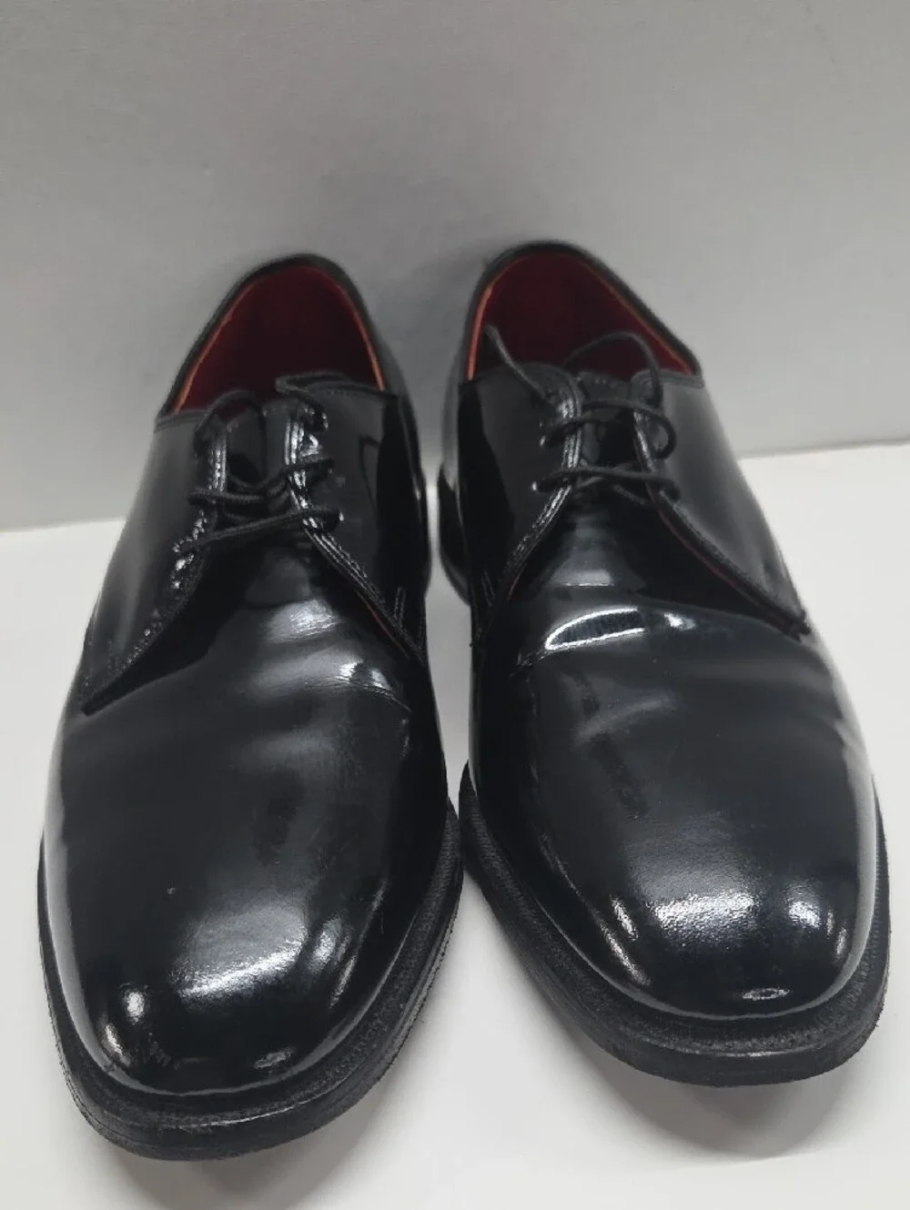 Allen Edmonds Black Patent Leather Derby Dress Shoes Size 8